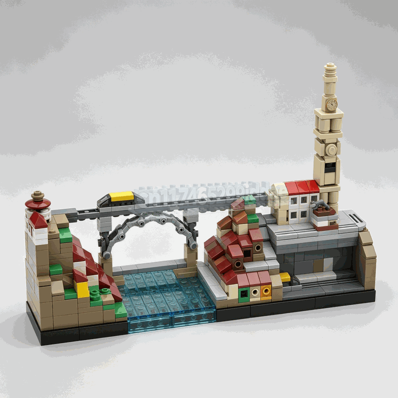 Lego Set Creator - 521-elementowy zestaw klocków konstrukcyjnych przedstawiający panoramę