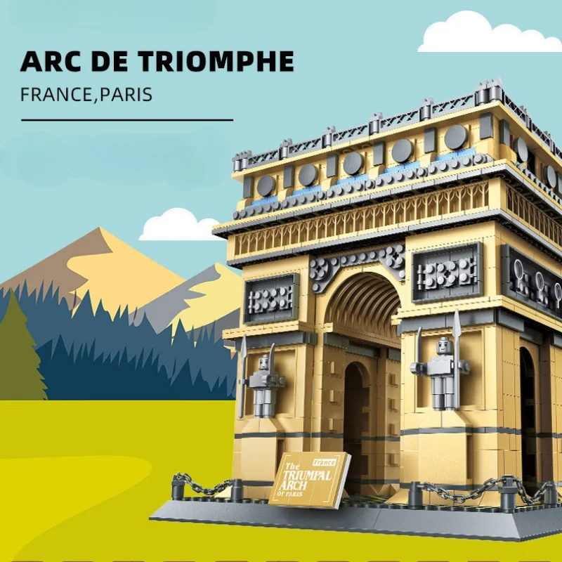 Lego Set Creator - Klocki konstrukcyjne Łuk triumfalny Francji Znana